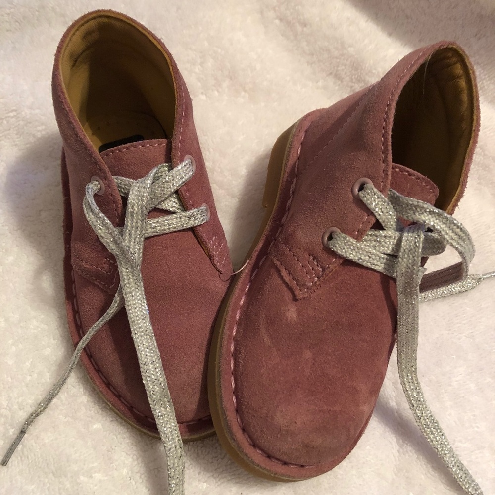 Girls Desert Boot Toddler Vintage Pink Suede